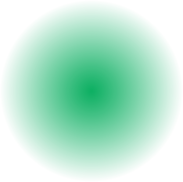 Emerald transparent round gradient